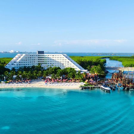 فندق غراند أويسيز بالم شامل كليًا كانكون المظهر الخارجي الصورة Aerial view of the resort