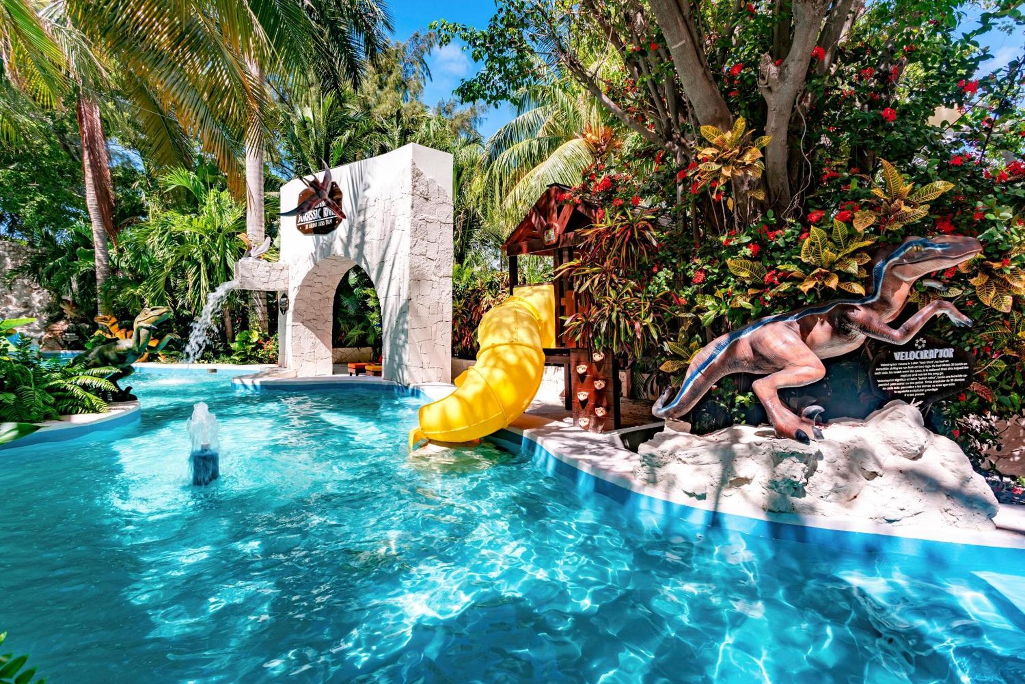 فندق غراند أويسيز بالم شامل كليًا كانكون المظهر الخارجي الصورة Splash Jungle Water Park